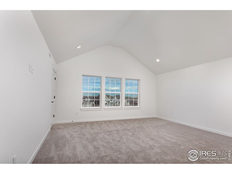 Primary Suite with Vaulted Ceilings