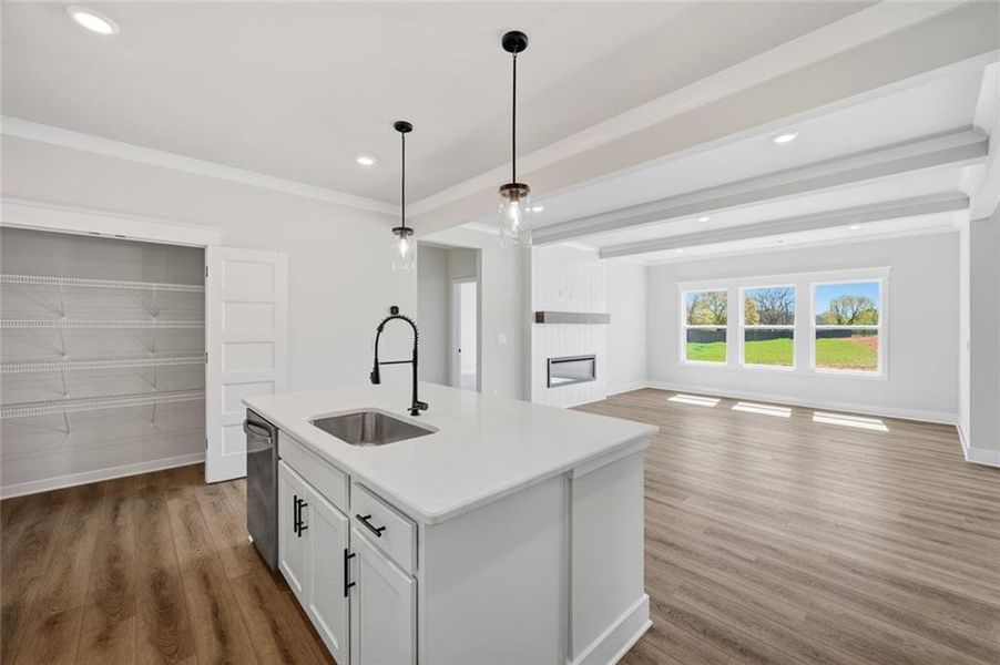 Furnished interior view inside a new home in Garland Meadows, Cartersville (Image 10).