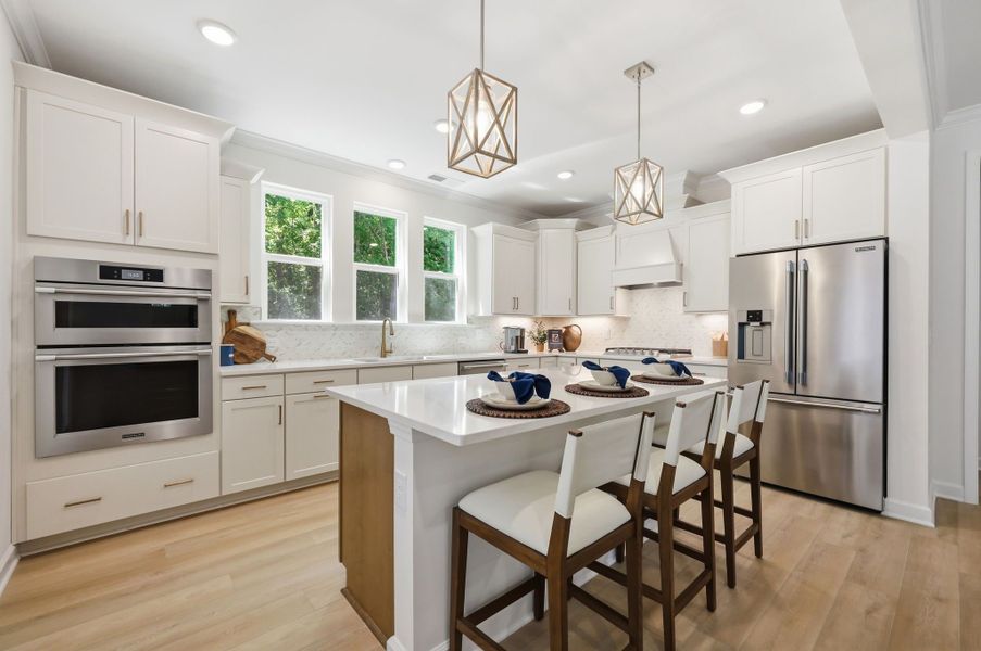 Representative furnished interior of a home built from the The Aspen by Davidson Homes LLC in Ashland, Holly Springs (Image 10).