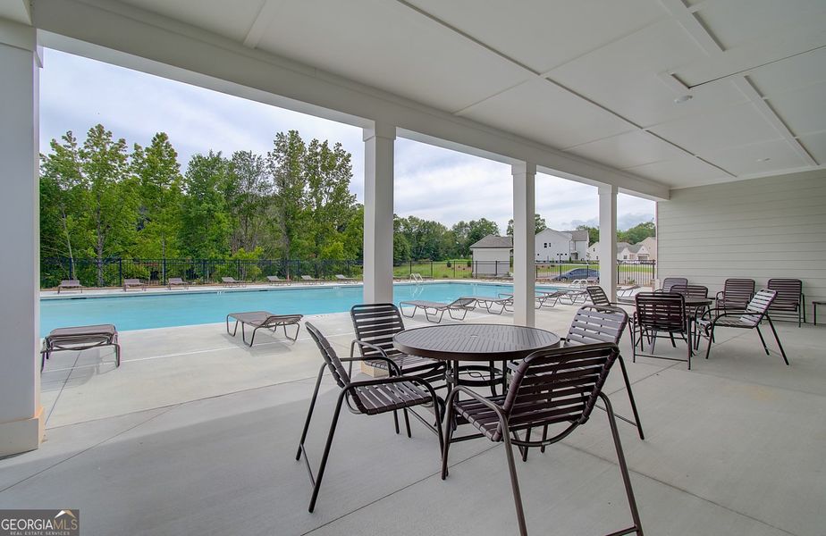 Furnished interior view inside a new home in Rosewood Lake Estates, Hoschton (Image 13).