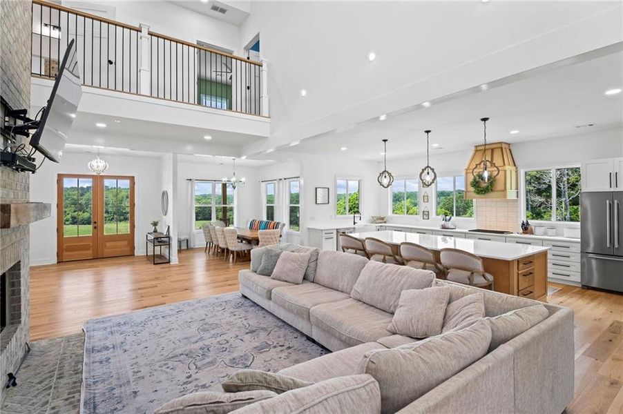 Furnished interior view inside a new home in , Cumming (Image 15).