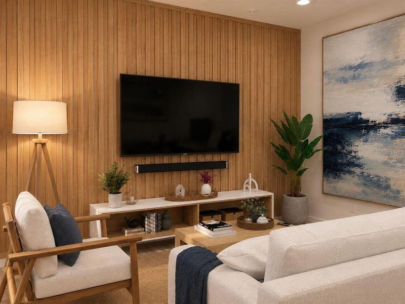 Furnished interior view inside a new home in , Sanford (Image 3).