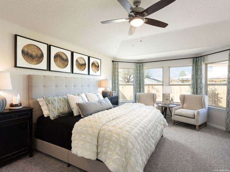 Furnished interior view inside a new home in Legendary Trails - Premier Series, Cibolo (Image 13).