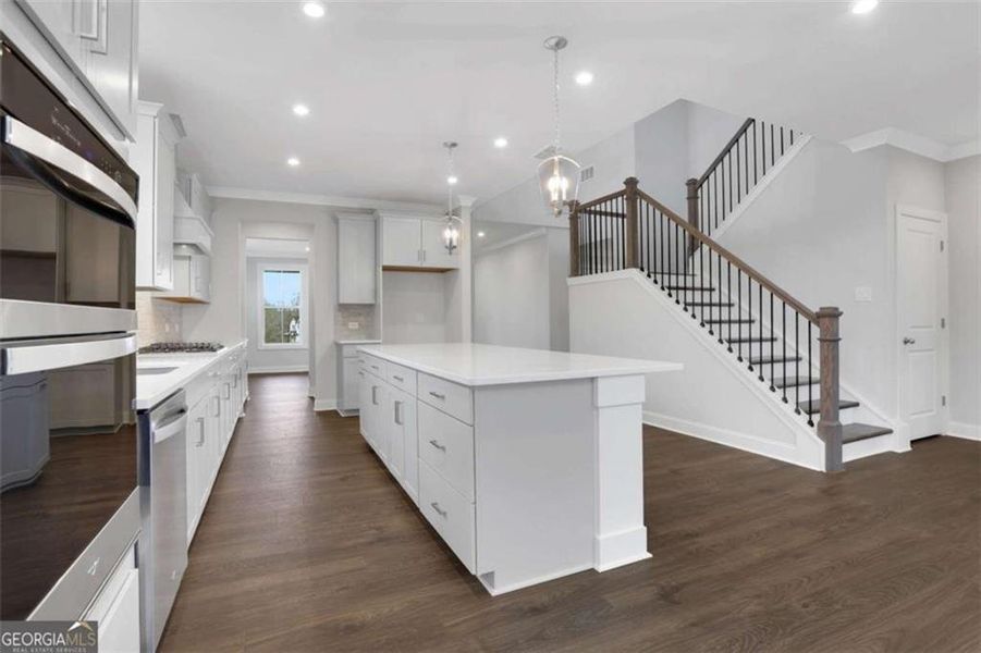 Furnished interior view inside a new home in The Paddocks at Doc Hughes, Buford (Image 19).