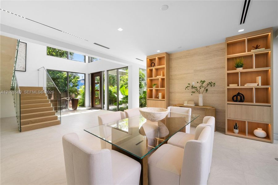 Furnished interior view inside a new home in , Miami (Image 5).