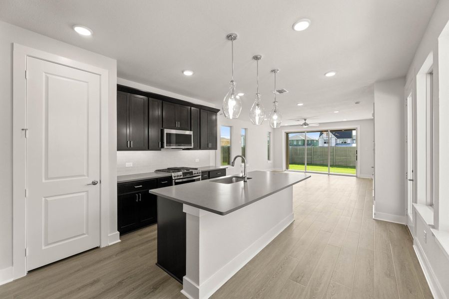 Furnished interior view inside a new home in Garden Collection at Harvest, Argyle (Image 3). Furnished interior view inside a new home in Garden Collection at Harvest, Argyle (Image 3).