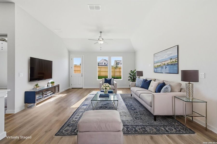 Furnished interior view inside a new home in , San Antonio (Image 7).