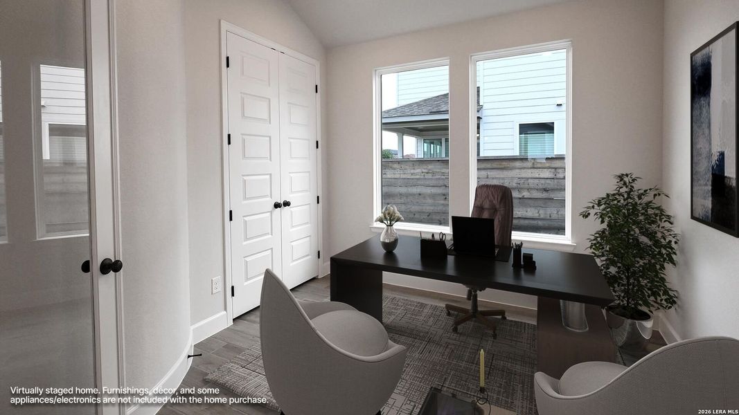 Furnished interior view inside a new home in Solms Landing, New Braunfels (Image 9).