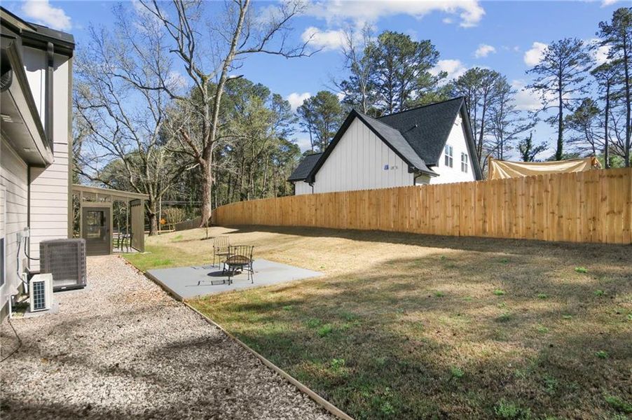 Exterior details and patio area of a home in , Atlanta (Image 26).