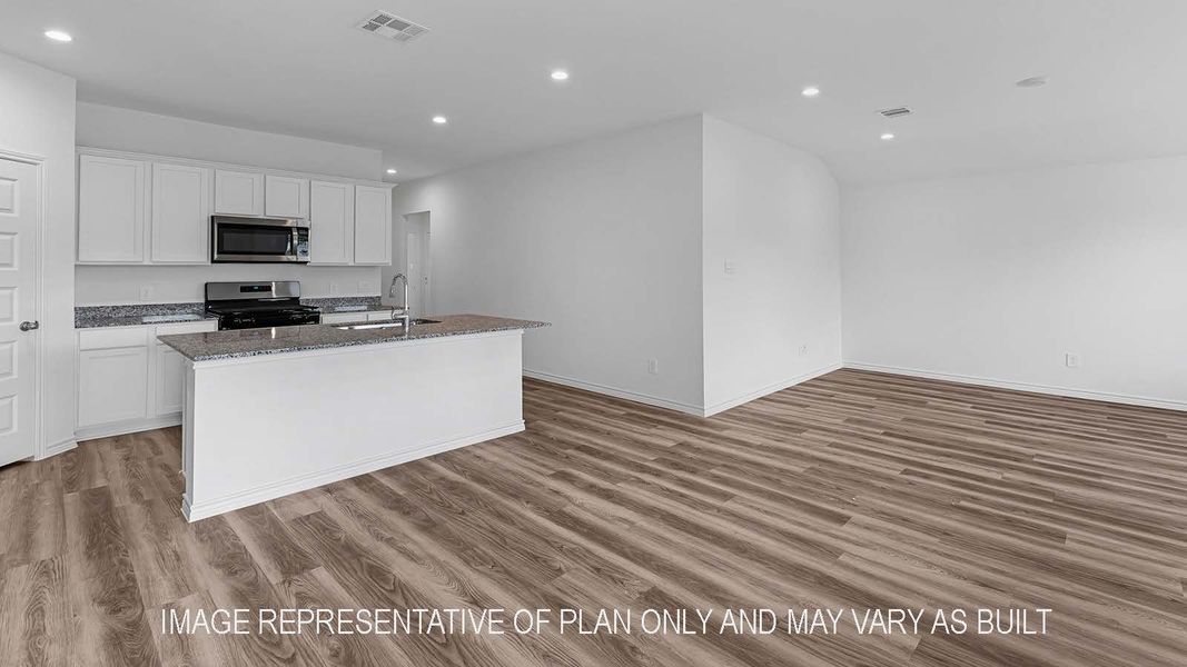 Representative furnished interior of a home built from the Denton by D.R. Horton in China Grove, China (Image 6). Representative furnished interior of a home built from the Denton by D.R. Horton in China Grove, China (Image 6).