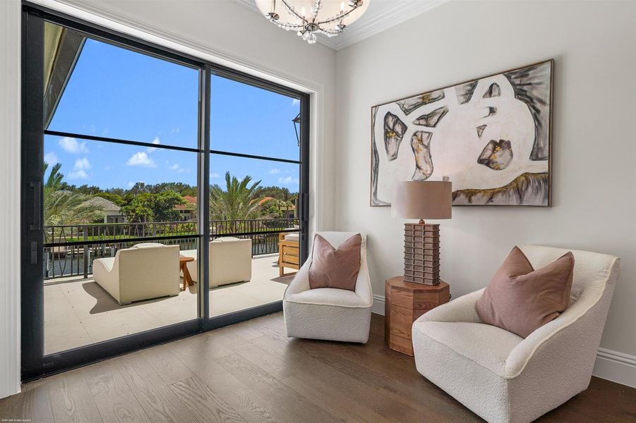 Loft sitting area