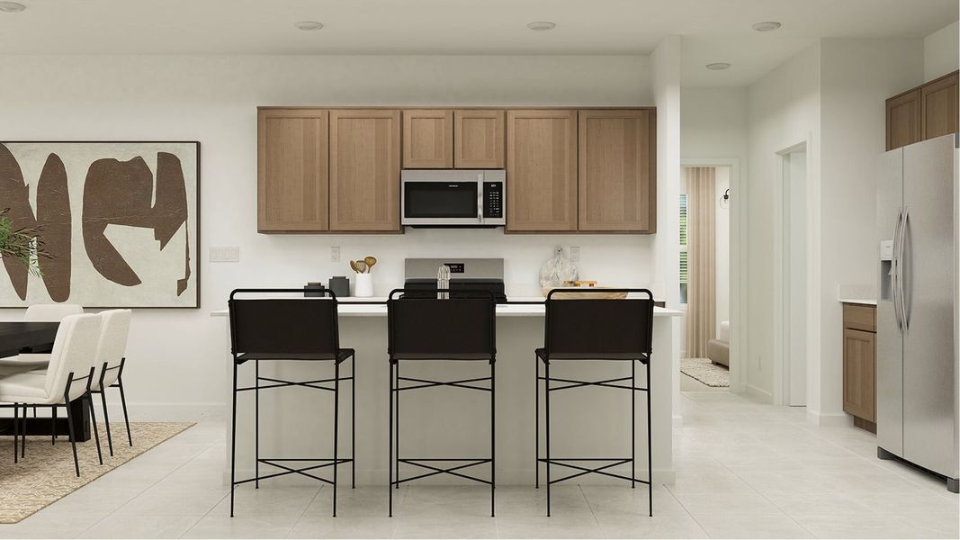 Furnished interior in a model home at Ventana Ranch: Crest in Buckeye (Image 19).