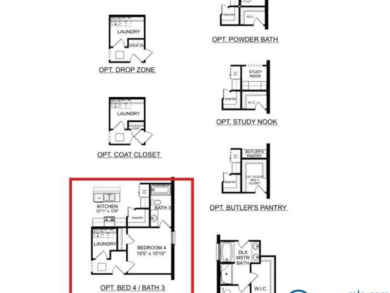 2D floor plan layout of this home in Bailey Park, Fayetteville, TN (Image 3). 2D floor plan layout of this home in Bailey Park, Fayetteville, TN (Image 3).