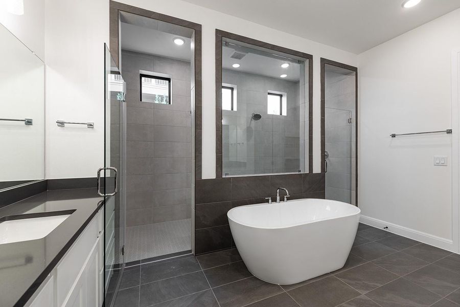 Furnished interior view inside a new home in The Hollows Sanctuary - 85', Jonestown (Image 6).