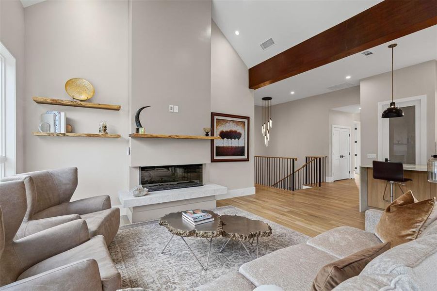 Furnished interior view inside a new home in , Dallas (Image 29).