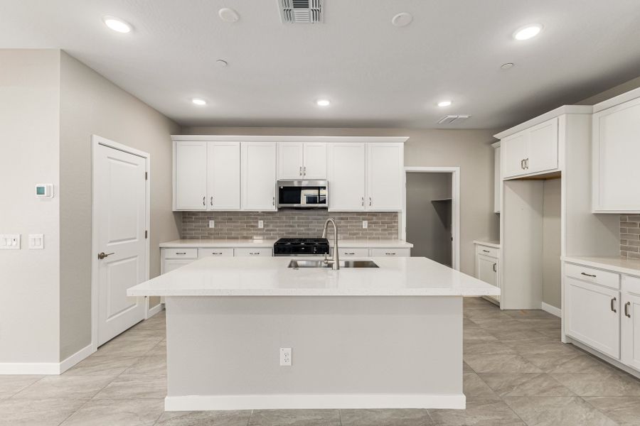 Furnished interior view inside a new home in Mira Vista at Victory, Buckeye (Image 3).