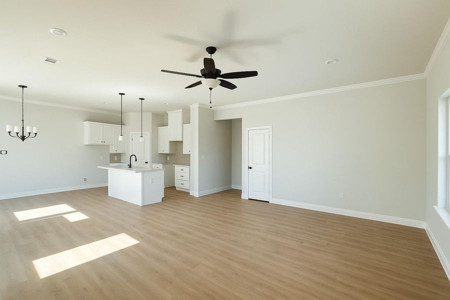 Extra Large living space with open concept kitchen and dining! Extra Large living space with open concept kitchen and dining!