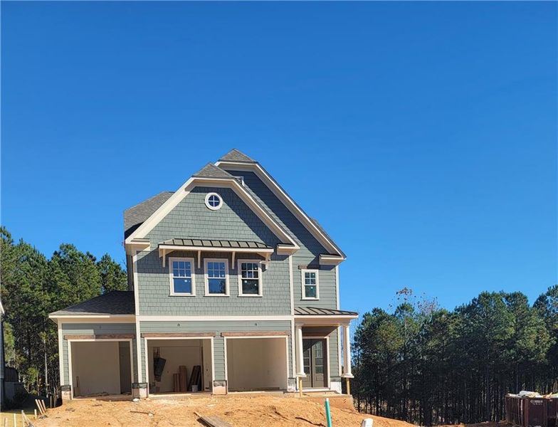 In-progress construction of a new home in , Canton, GA (Image 3).