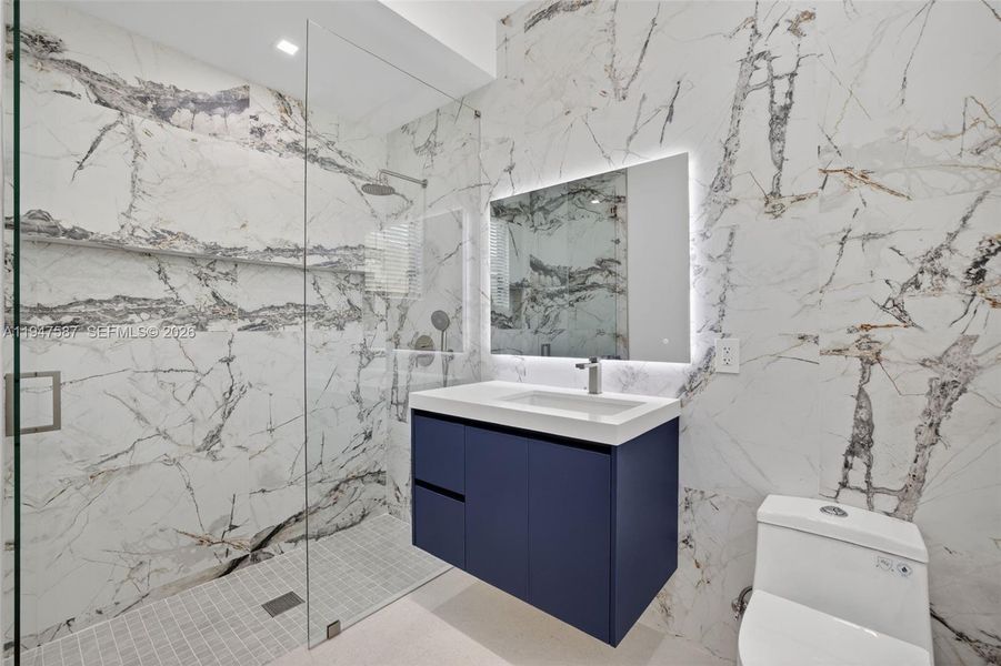 Furnished interior view inside a new home in , Fort Lauderdale (Image 63).