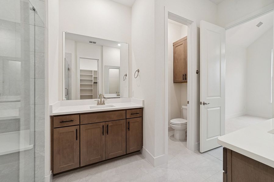 Representative furnished interior of a home built from the Riseley by Landon Homes in Fields - East Village, Frisco (Image 8). Representative furnished interior of a home built from the Riseley by Landon Homes in Fields - East Village, Frisco (Image 8).