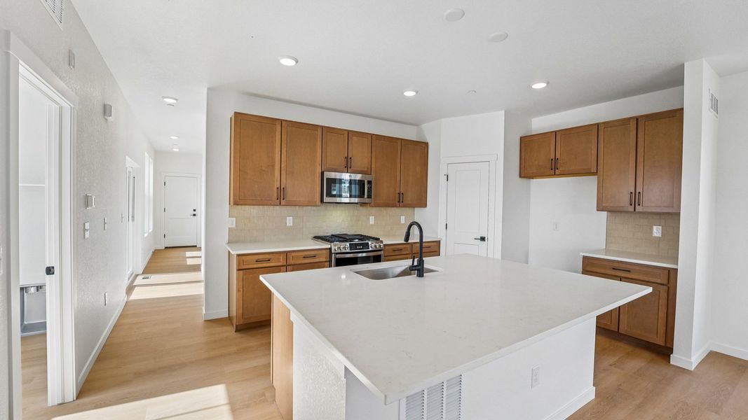 Furnished interior view inside a new home in Westerly, Erie (Image 10).