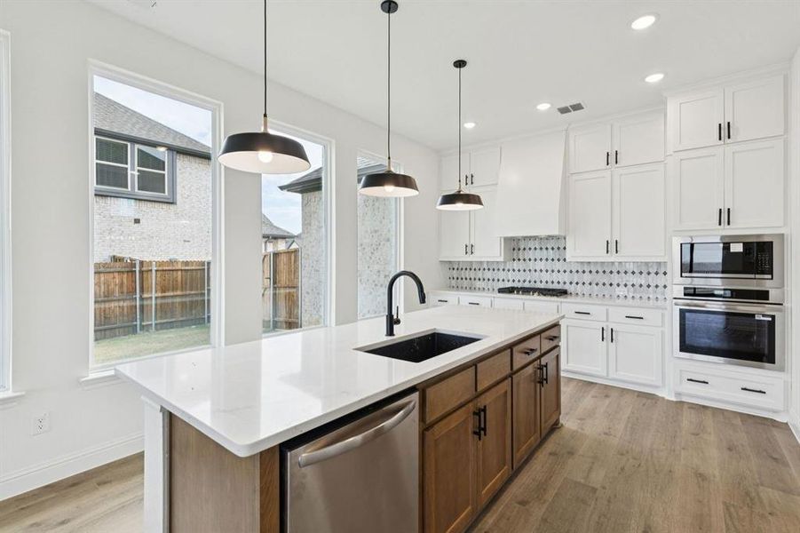 Furnished interior view inside a new home in Timberbrook, Justin (Image 8).