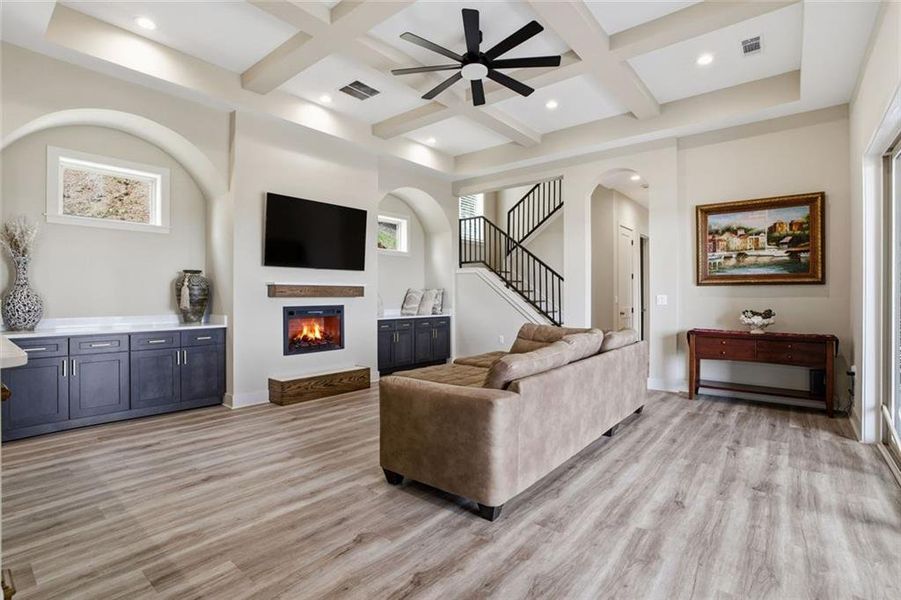 Furnished interior view inside a new home in , Clarkesville (Image 16).