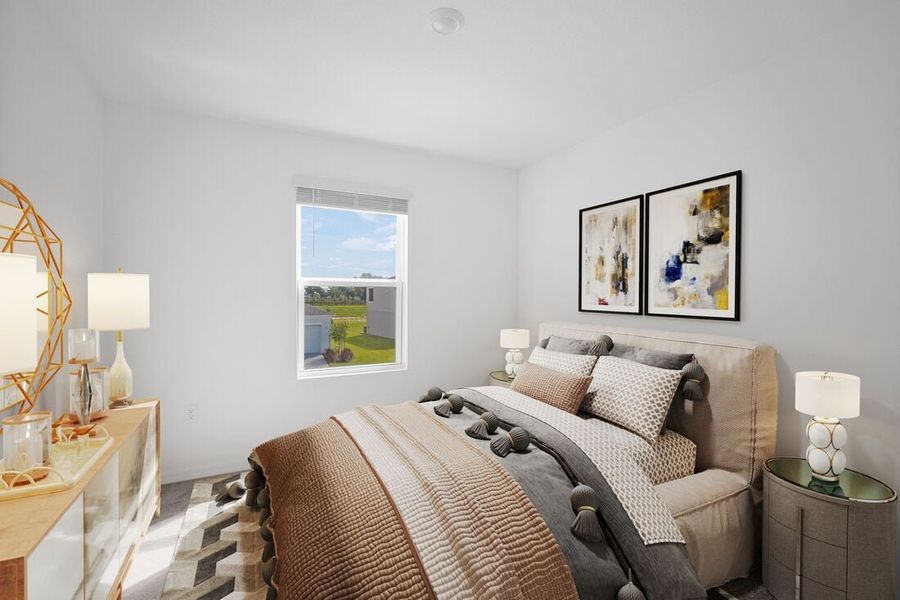 Representative furnished interior of a home built from the Sherwood by Taylor Morrison in Firethorn, Parrish (Image 31).