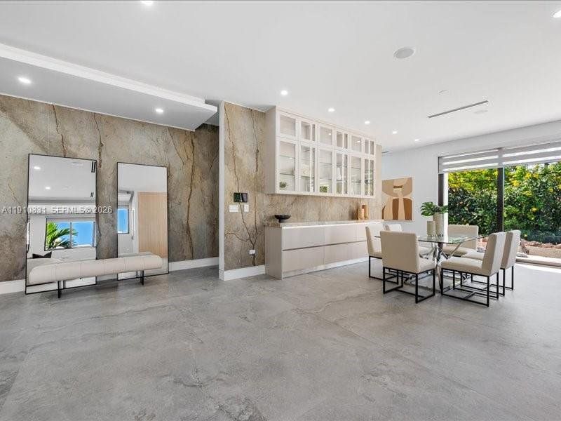 Furnished interior view inside a new home in , Miami Beach (Image 15).