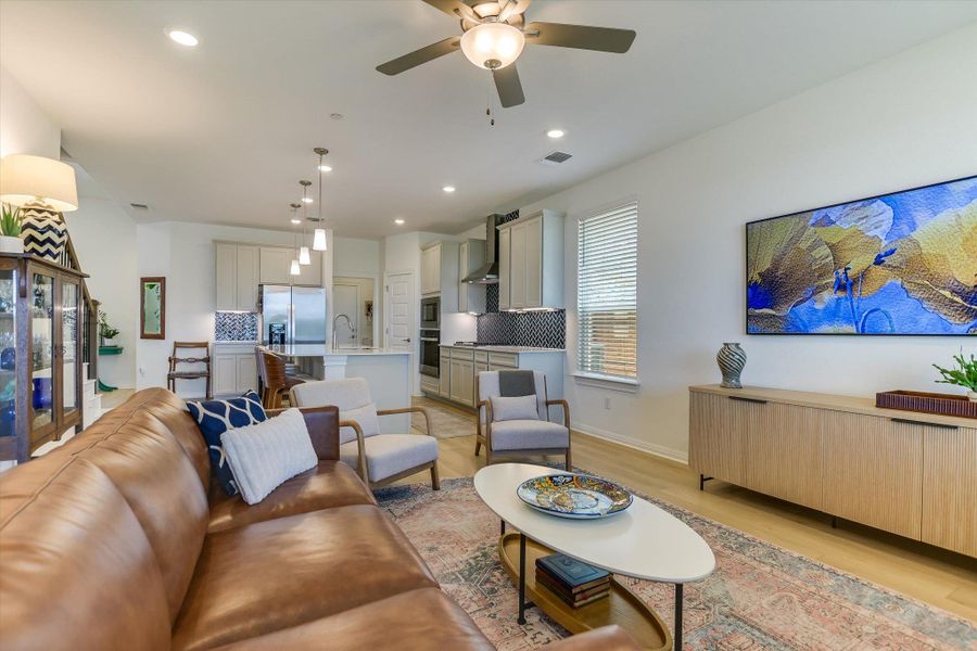 Furnished interior view inside a new home in , Austin (Image 10).