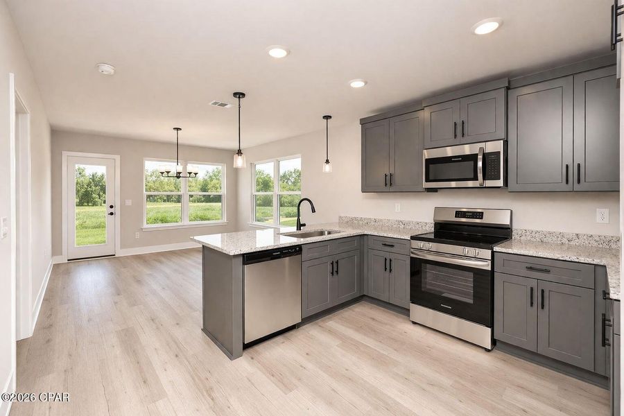 Furnished interior view inside a new home in Fox Glenn, Panama City (Image 5).