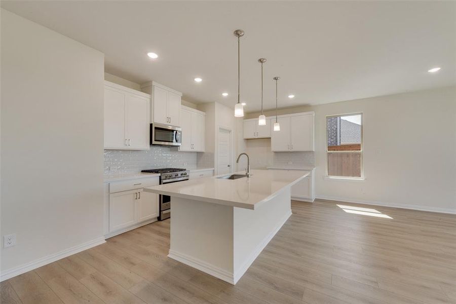Furnished interior view inside a new home in Spiritas Ranch, Little Elm (Image 8).