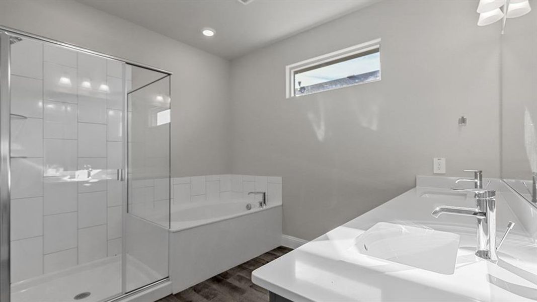 Furnished interior view inside a new home in Treeline, Justin (Image 12).