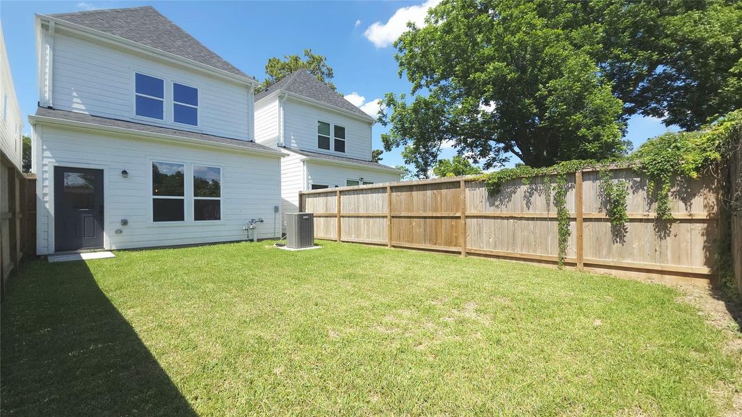 Fenced-In Backyard Fenced-In Backyard