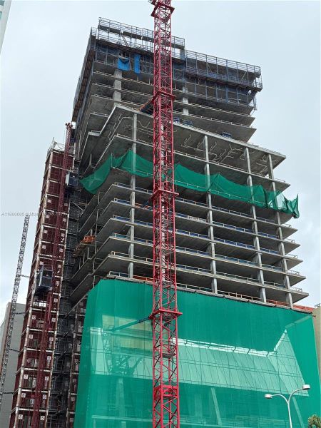 In-progress construction of a new home in Waldorf Astoria Residences Miami, Miami, FL (Image 5).