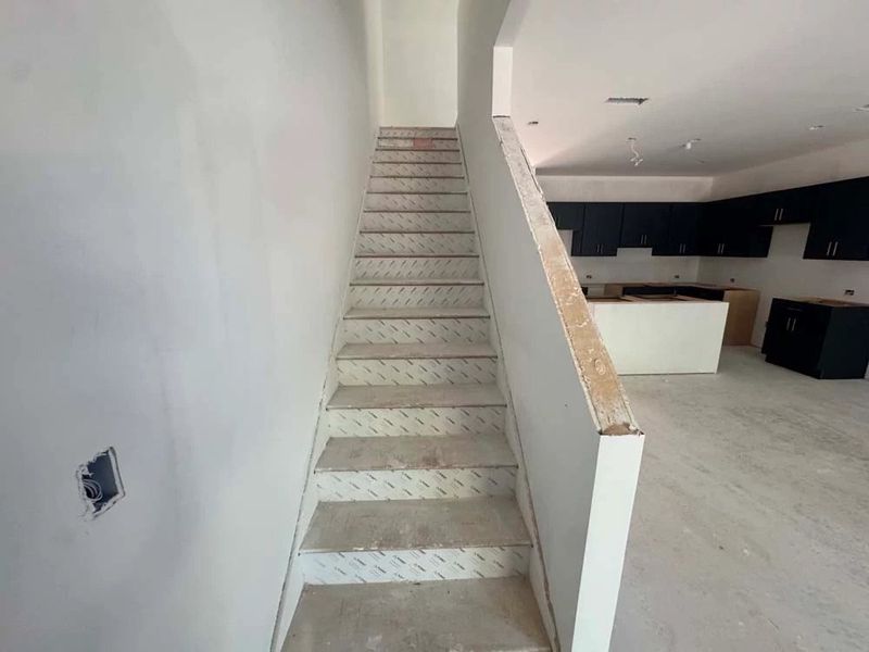 Stairs to Second Floor Construction Progress