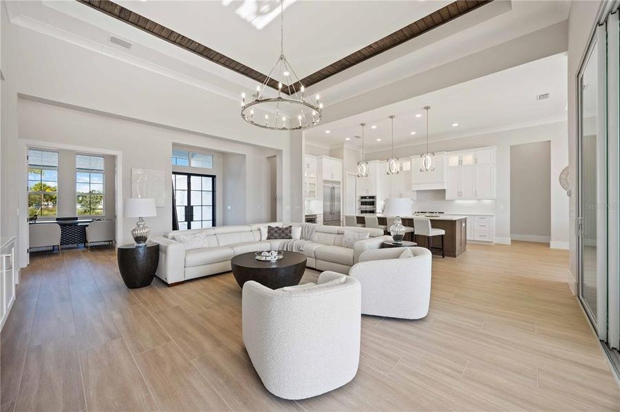 Furnished interior view inside a new home in , Sarasota (Image 10).