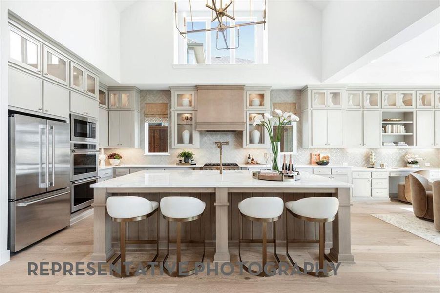 Furnished interior view inside a new home in Star Trail, Prosper (Image 31).