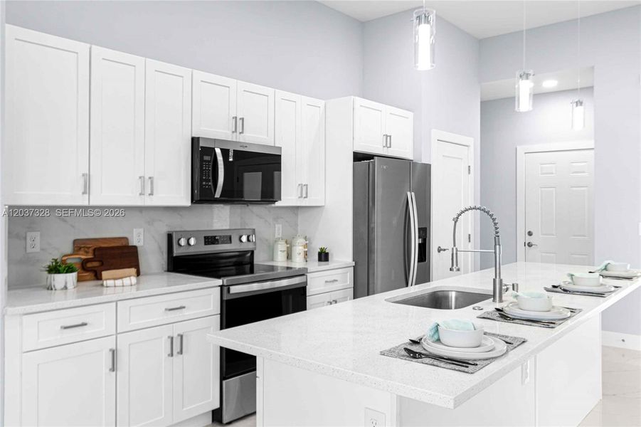 Furnished interior view inside a new home in , Lehigh Acres (Image 6).