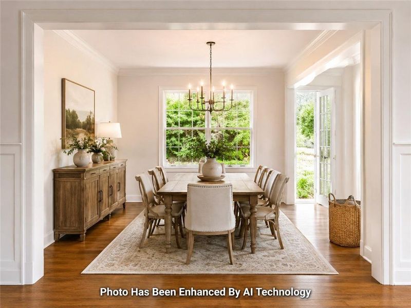 Furnished interior view inside a new home in , Ellijay (Image 9). Furnished interior view inside a new home in , Ellijay (Image 9).