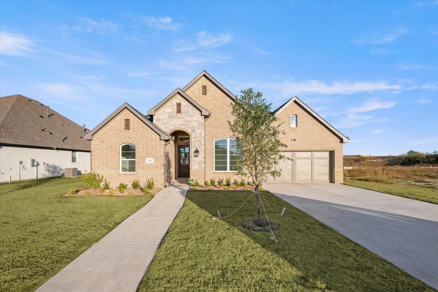 Representative exterior photo of a completed home built from the Meyer by Our Country Homes in Parks of Aledo, Aledo, TX (Image 5).