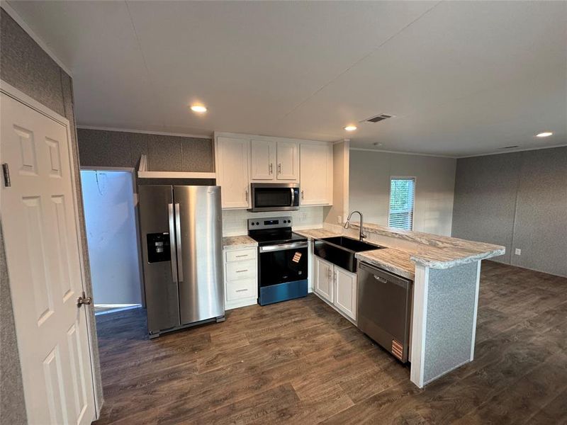 Furnished interior view inside a new home in , Granbury (Image 4). Furnished interior view inside a new home in , Granbury (Image 4).