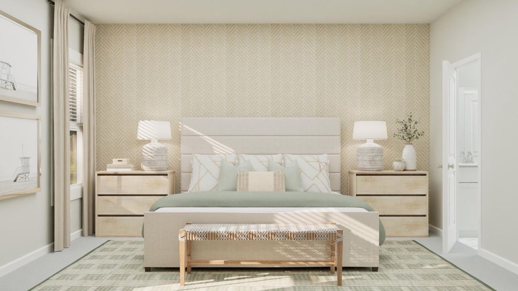 Furnished interior view inside a new home in , Summerville (Image 5). Furnished interior view inside a new home in , Summerville (Image 5).