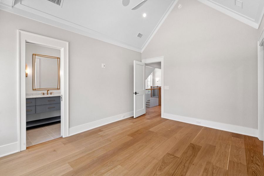 Spacious, unfurnished interior of a new home in , Charleston (Image 53).