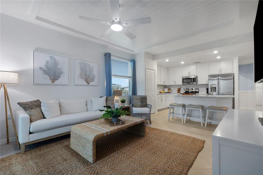 Furnished interior view inside a new home in Wellen Park Golf & Country Club, Venice (Image 16). Furnished interior view inside a new home in Wellen Park Golf & Country Club, Venice (Image 16).