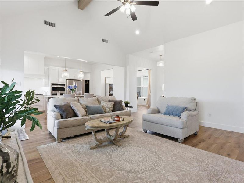 Furnished interior view inside a new home in , Weatherford (Image 26).