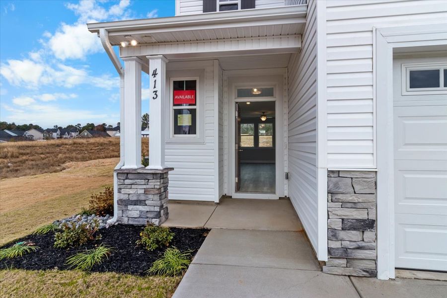 Exterior details and patio area of a home in Windsor, North Augusta (Image 3).