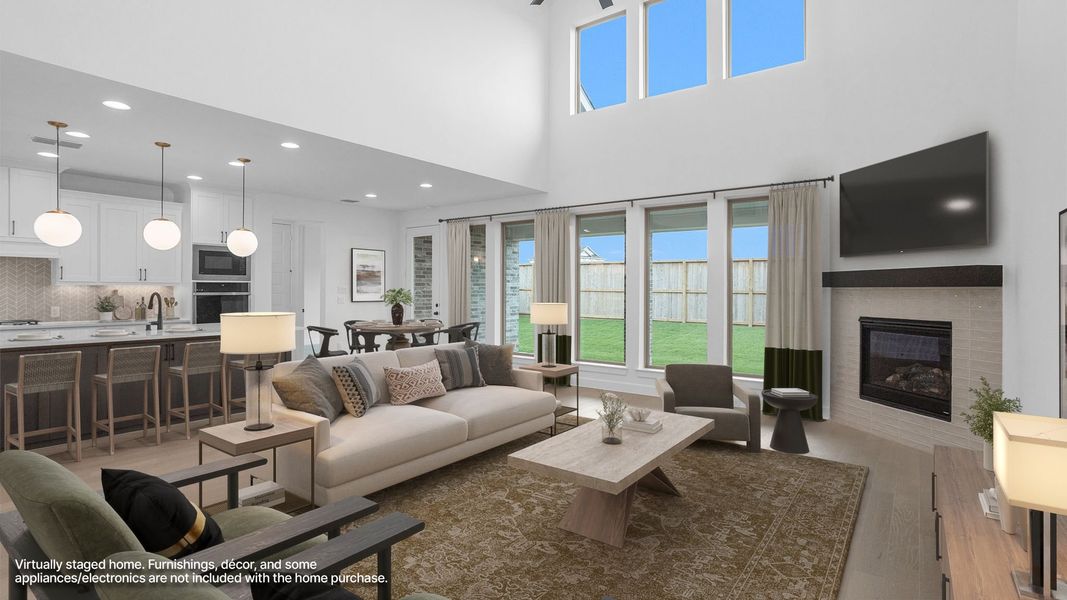 Furnished interior view inside a new home in Audubon, Magnolia (Image 3).