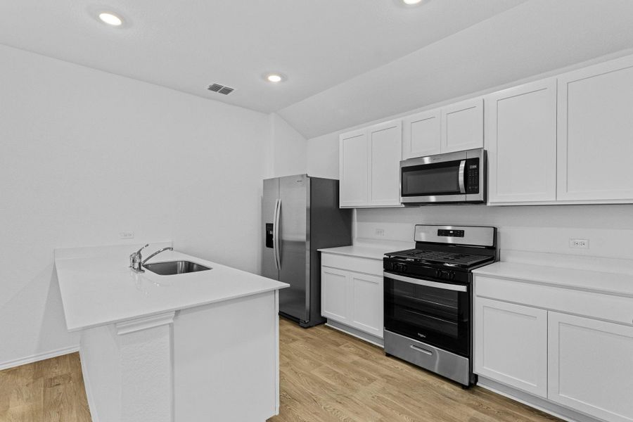 Furnished interior view inside a new home in Valverde, Bastrop (Image 7).
