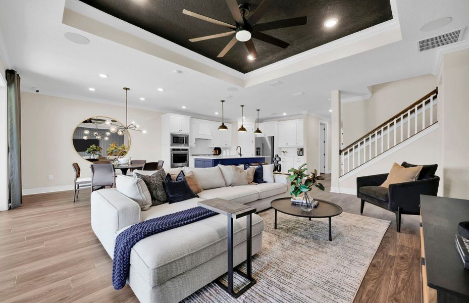 Representative furnished interior of a home built from the Whitestone by Pulte Homes in Seminole Palms, Palm Coast (Image 9).